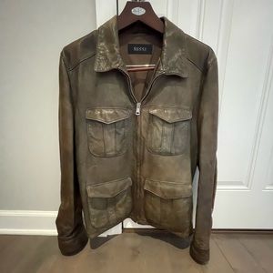 COPY - Men’s GUCCI leather jacket size 60, XL